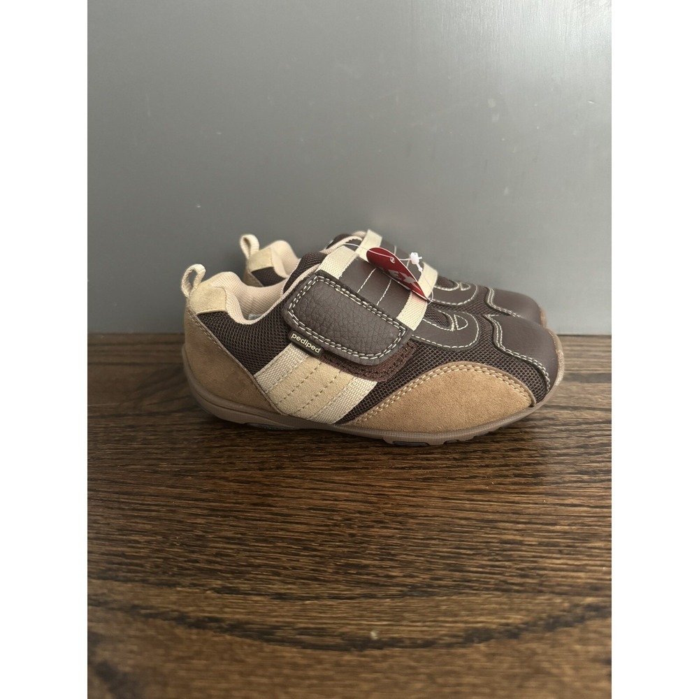 NEW Pediped Boys Shoes Size‎ 12 - 12.5 Chocolate Brown